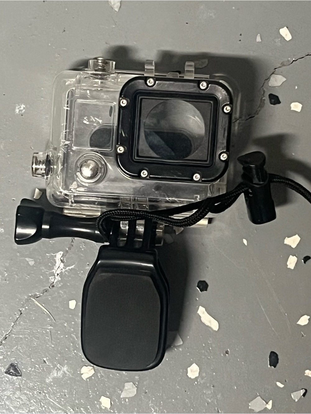 GoPro Quick Clip Head Strap - Black and Ultimaxx 40M Waterproof Underwater Case